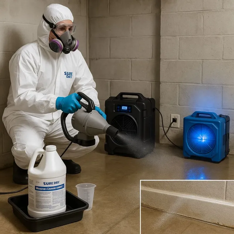 Sanitization and Odor Removal process in Ossian, IN
